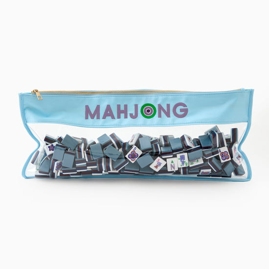 Light Blue Stitched Mahjong - Oh My Mahjong