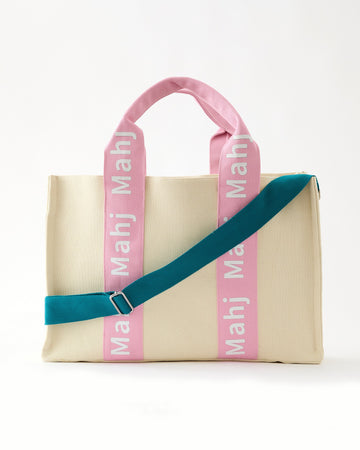 Light Pink Mahj It All Bag - Oh My Mahjong