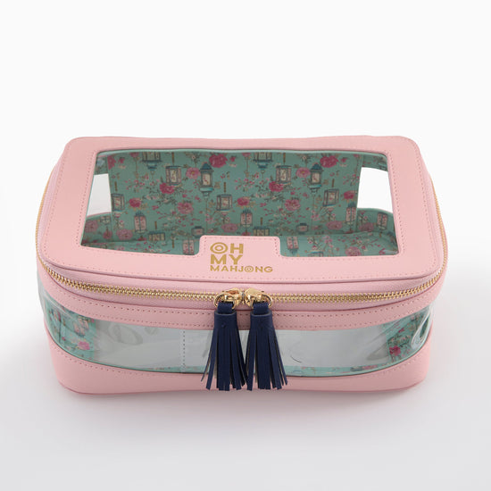Light Pink Tile Storage Bag - Oh My Mahjong