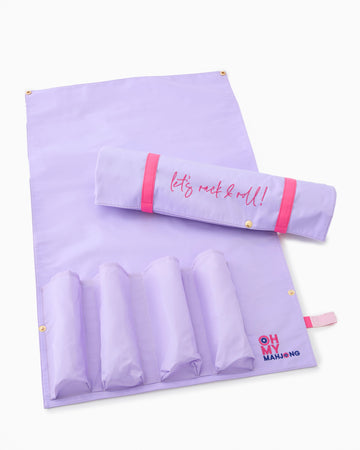 Lilac Let's Rack & Roll Bag - Oh My Mahjong