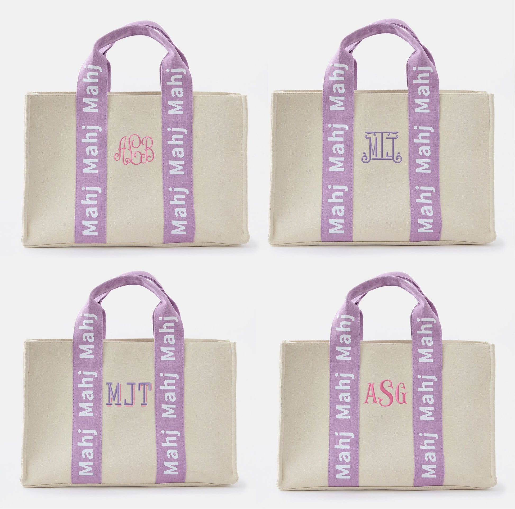 Lilac Mahj It All Bag - Oh My Mahjong