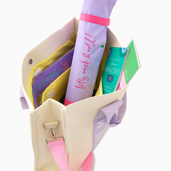 Lilac Mahj It All Bag - Oh My Mahjong