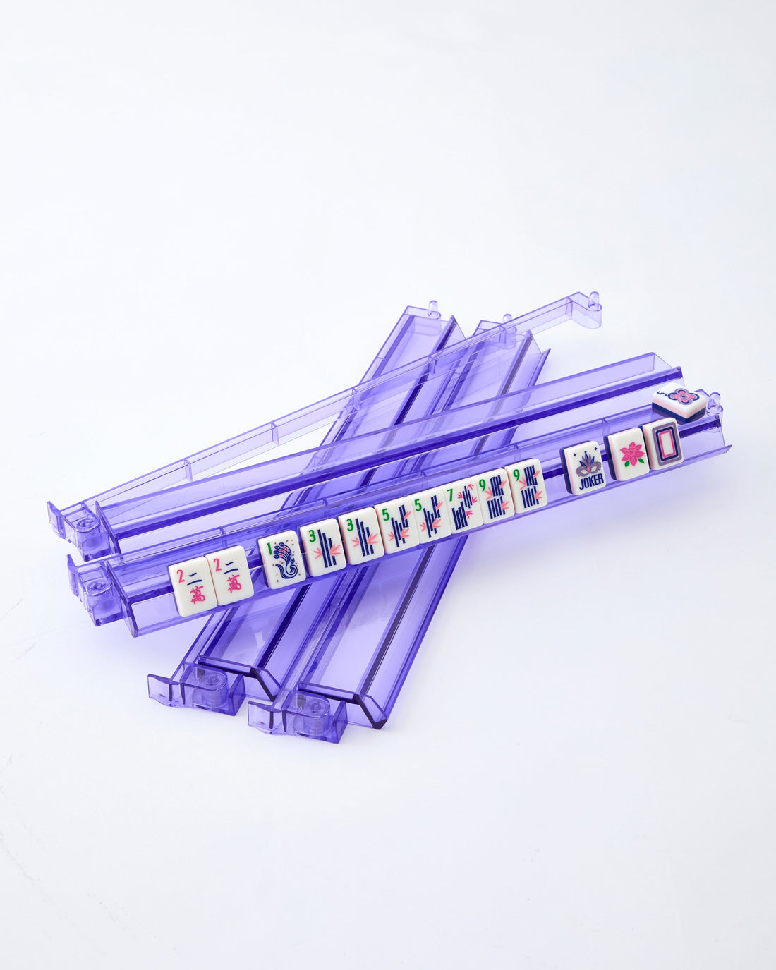 Lilac Rack &amp; Pusher Set - Oh My Mahjong