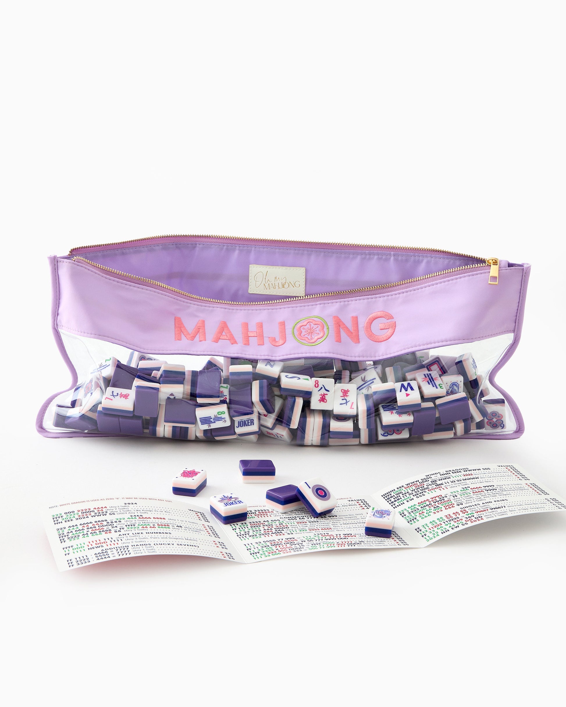 Lilac Soiree Tiles - Oh My Mahjong