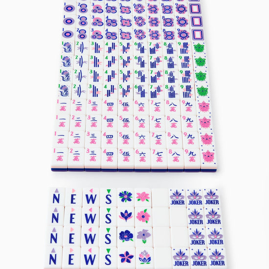 Lilac Soiree Tiles - Oh My Mahjong