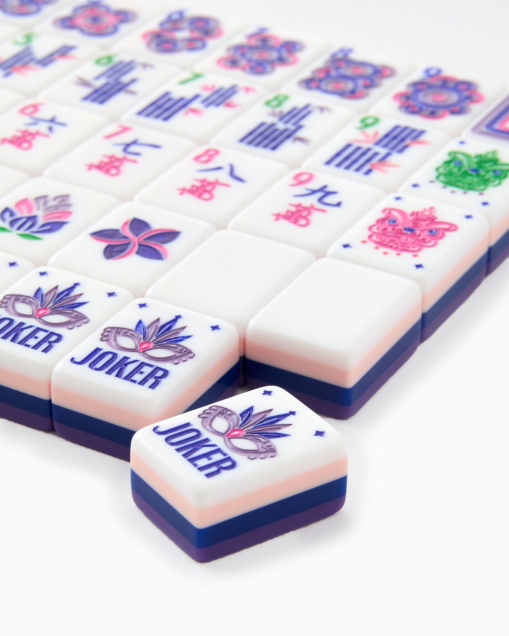 Lilac Soiree Tiles - Oh My Mahjong