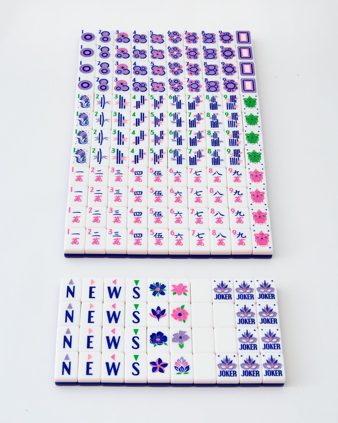 Lilac Soiree Tiles - Oh My Mahjong