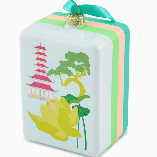 Lotus Pagoda Ornament - Oh My Mahjong