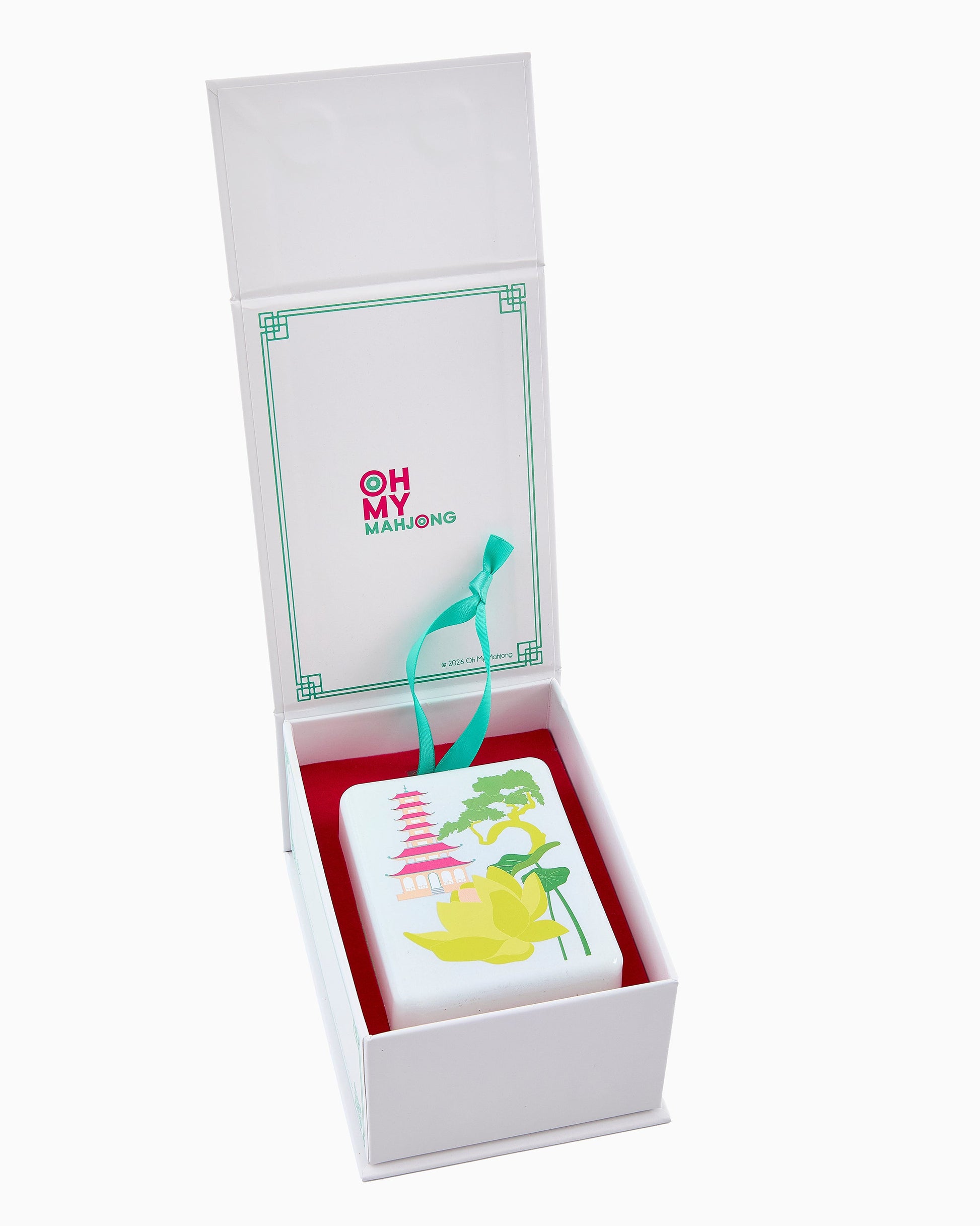 Lotus Pagoda Ornament - Oh My Mahjong
