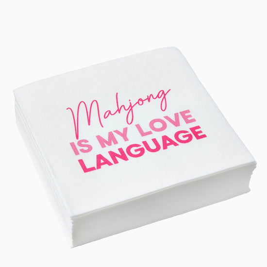 Love Language Napkins - Oh My Mahjong