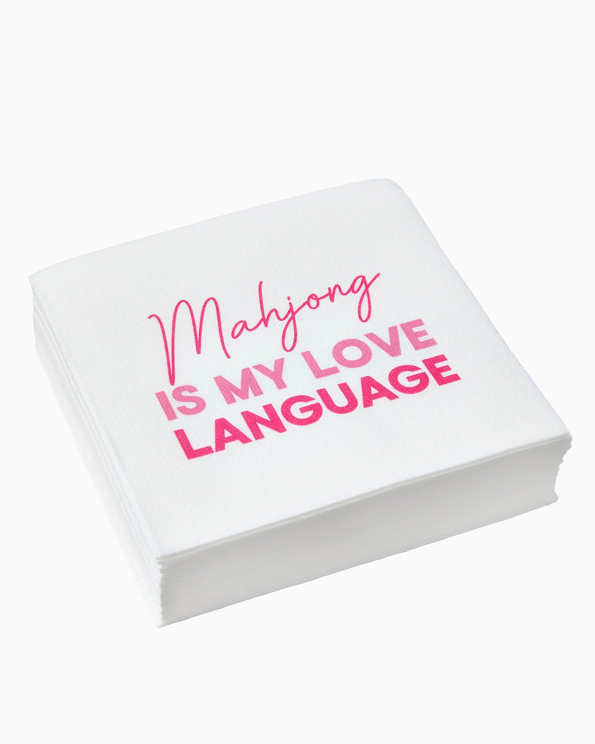 Love Language Napkins - Oh My Mahjong