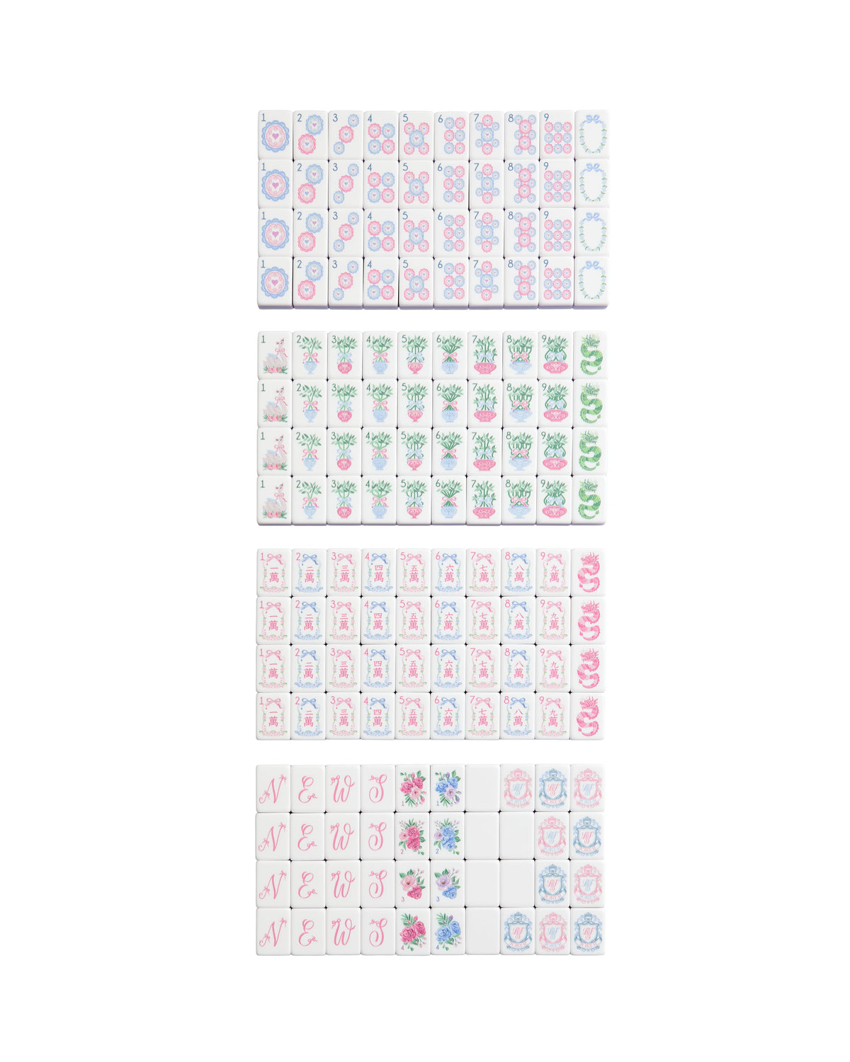 LSF Coquette Mahjong Tiles - Oh My Mahjong