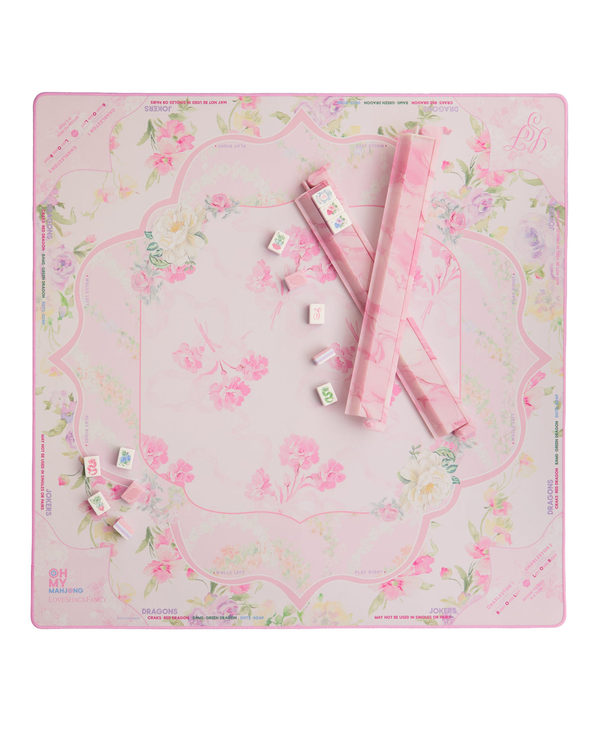 LSF Fleur Mahjong Mat - Oh My Mahjong