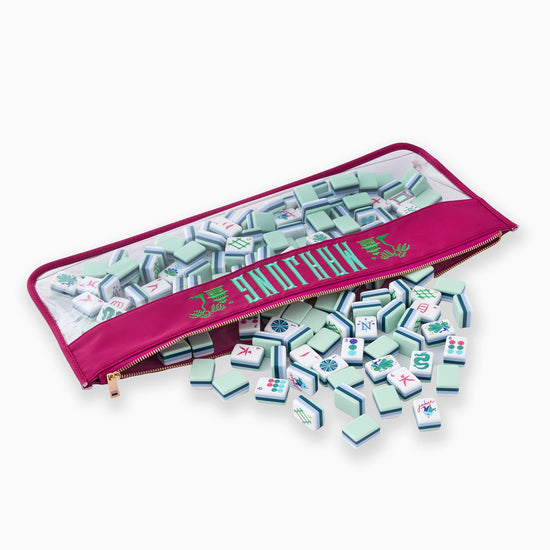 Magenta Pagoda Mahjong Bag - Oh My Mahjong