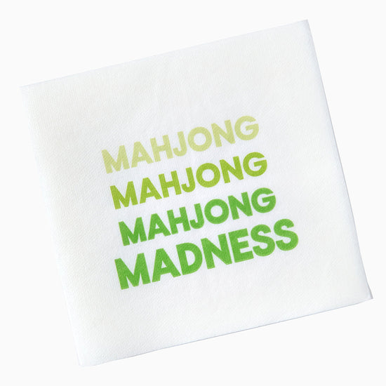 Mahjong Madness Napkins - Oh My Mahjong