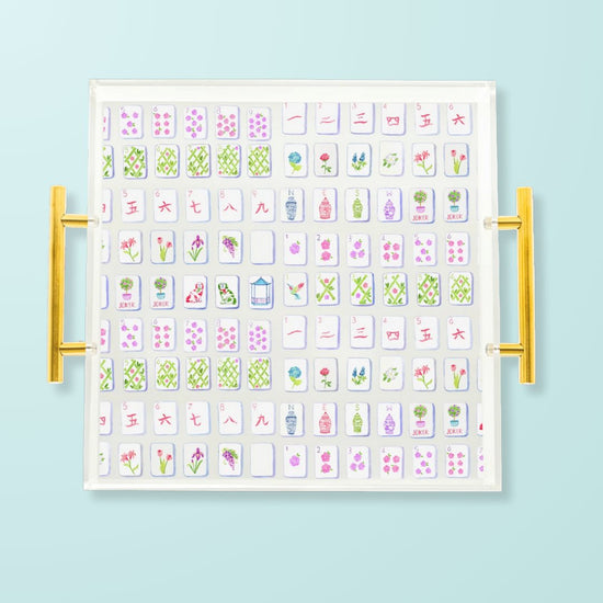 Mahjong Tiles Acrylic Tray - Oh My Mahjong