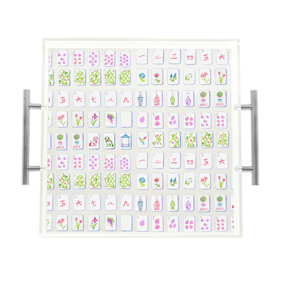 Mahjong Tiles Acrylic Tray - Oh My Mahjong