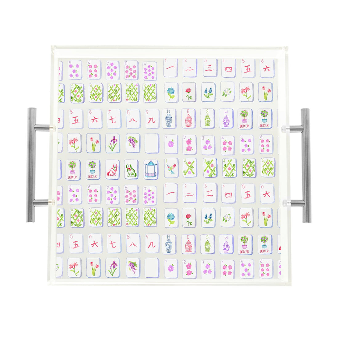 Mahjong Tiles Acrylic Tray - Oh My Mahjong