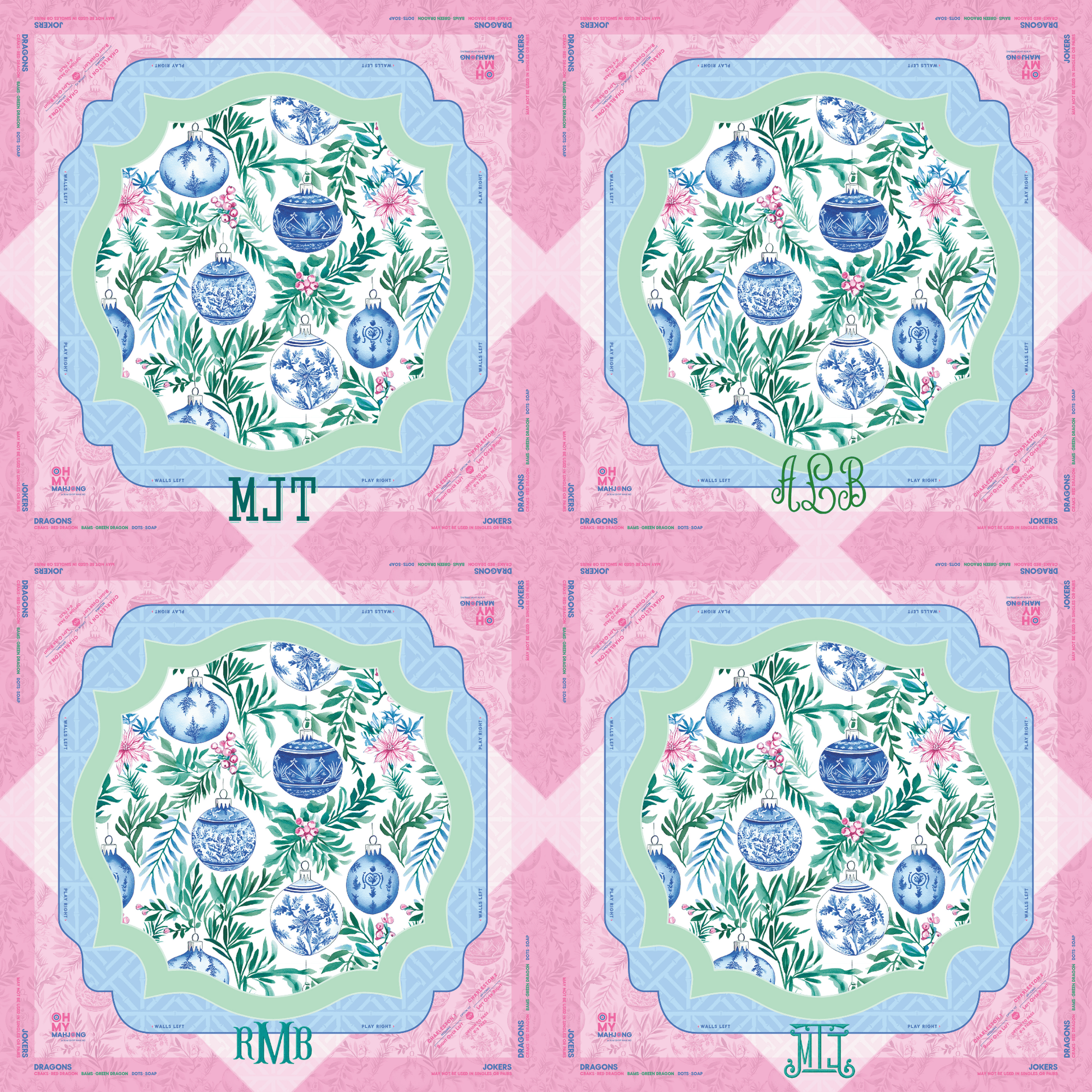 Merriment Mat in Tube - Oh My Mahjong