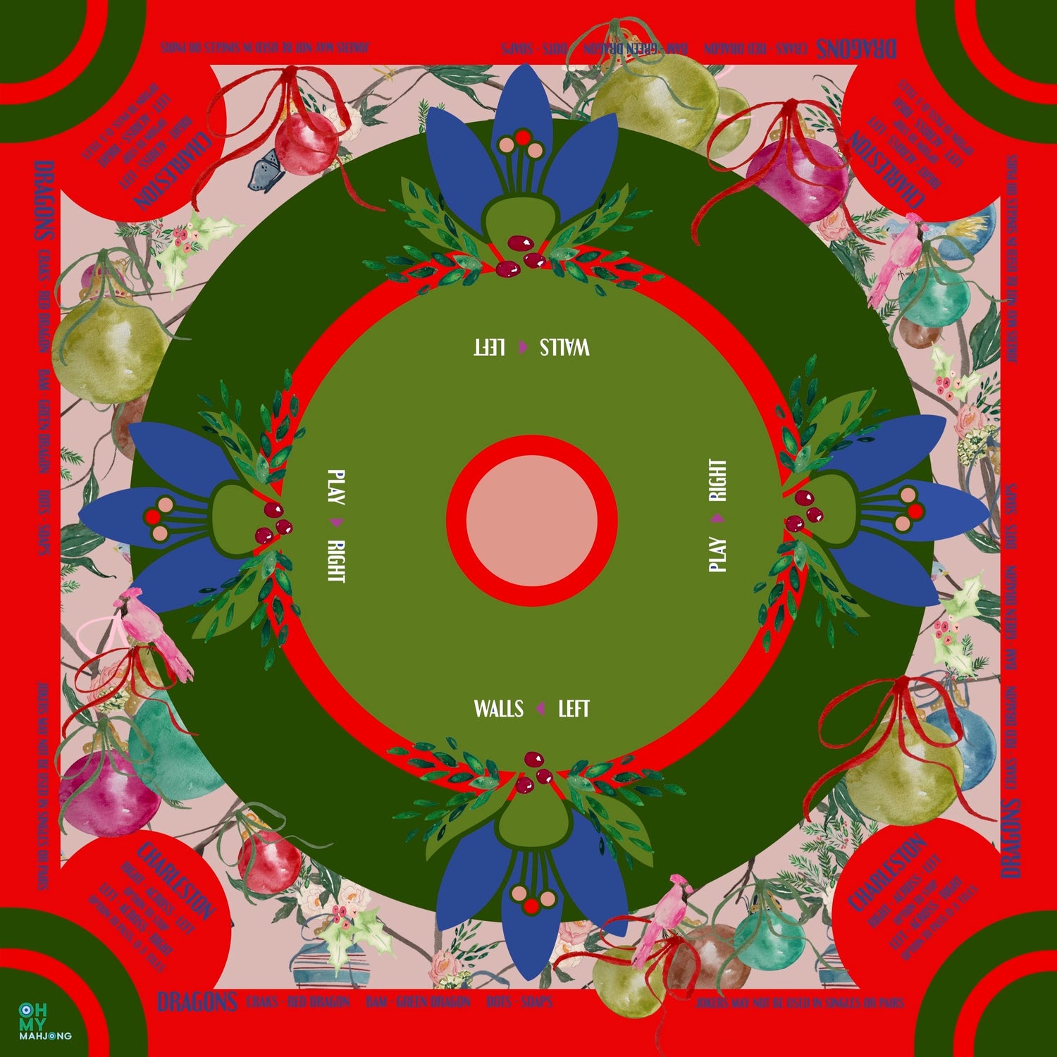 Merry Mahjong x Brooke Wright Mat - Oh My Mahjong