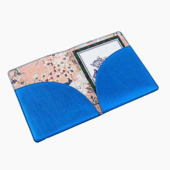 Metallic Blue Mahjong Card Folio - Oh My Mahjong