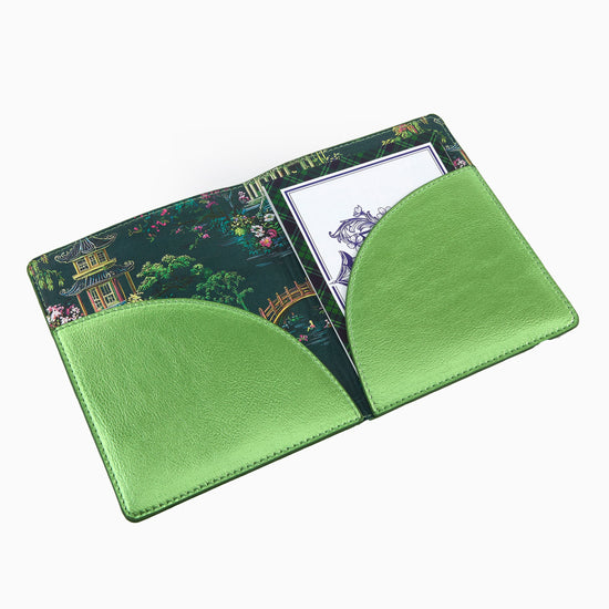 Metallic Green Mahjong Card Folio - Oh My Mahjong