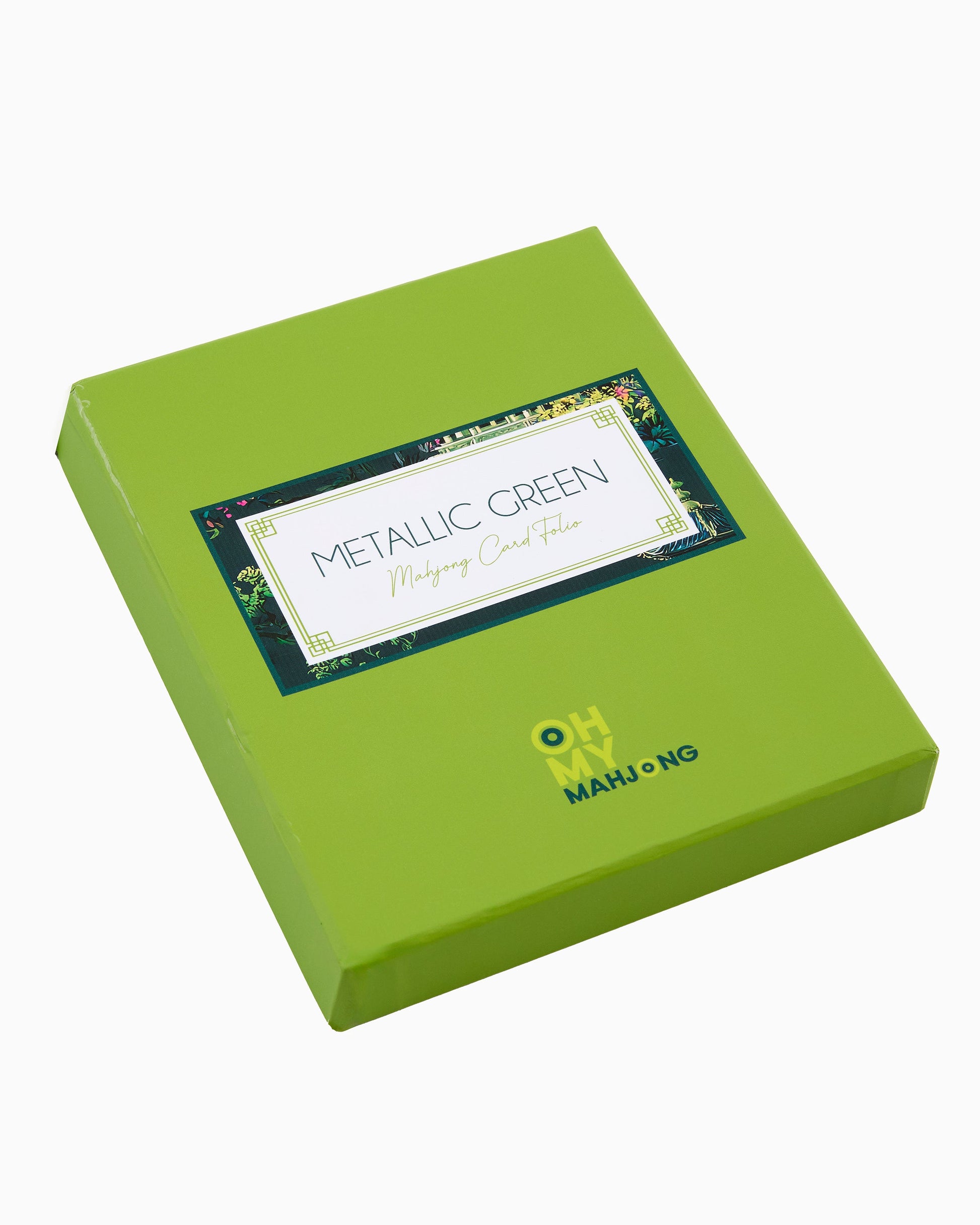 Metallic Green Mahjong Card Folio - Oh My Mahjong