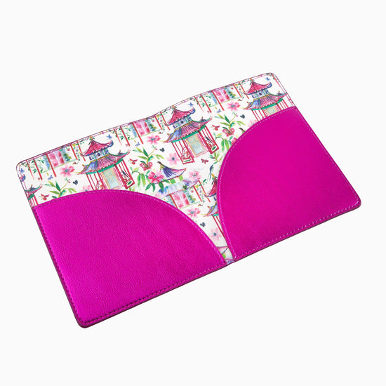 Metallic Hot Pink Mahjong Card Folio - Oh My Mahjong