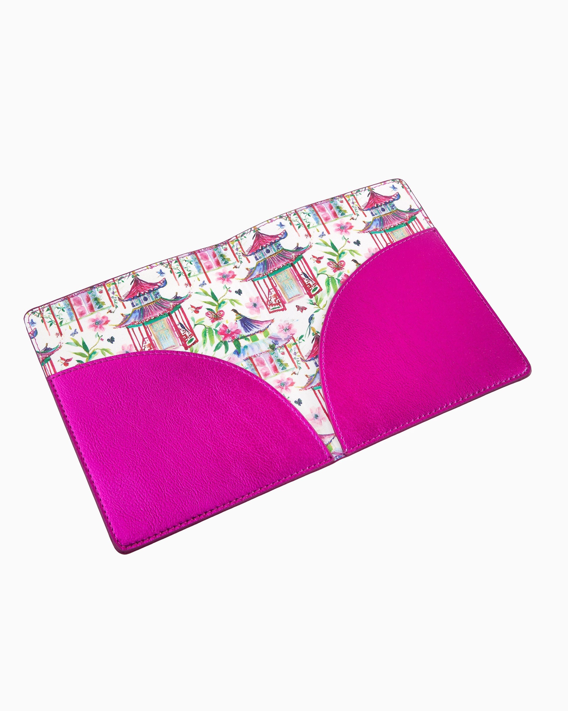 Metallic Hot Pink Mahjong Card Folio - Oh My Mahjong