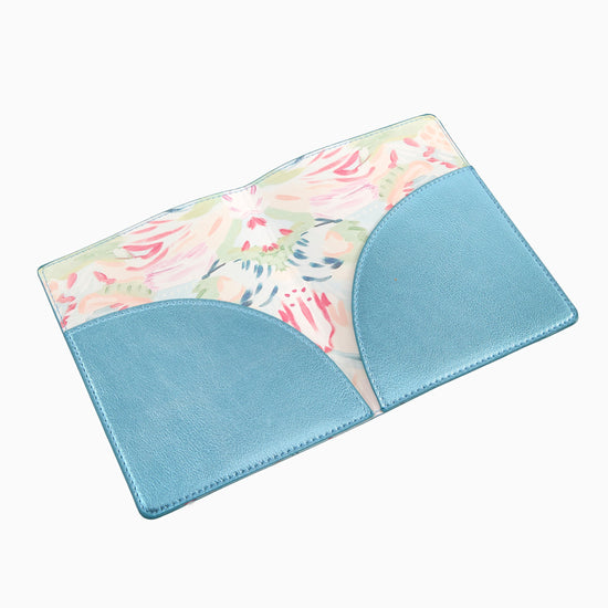 Metallic Light Blue Mahjong Card Folio - Oh My Mahjong