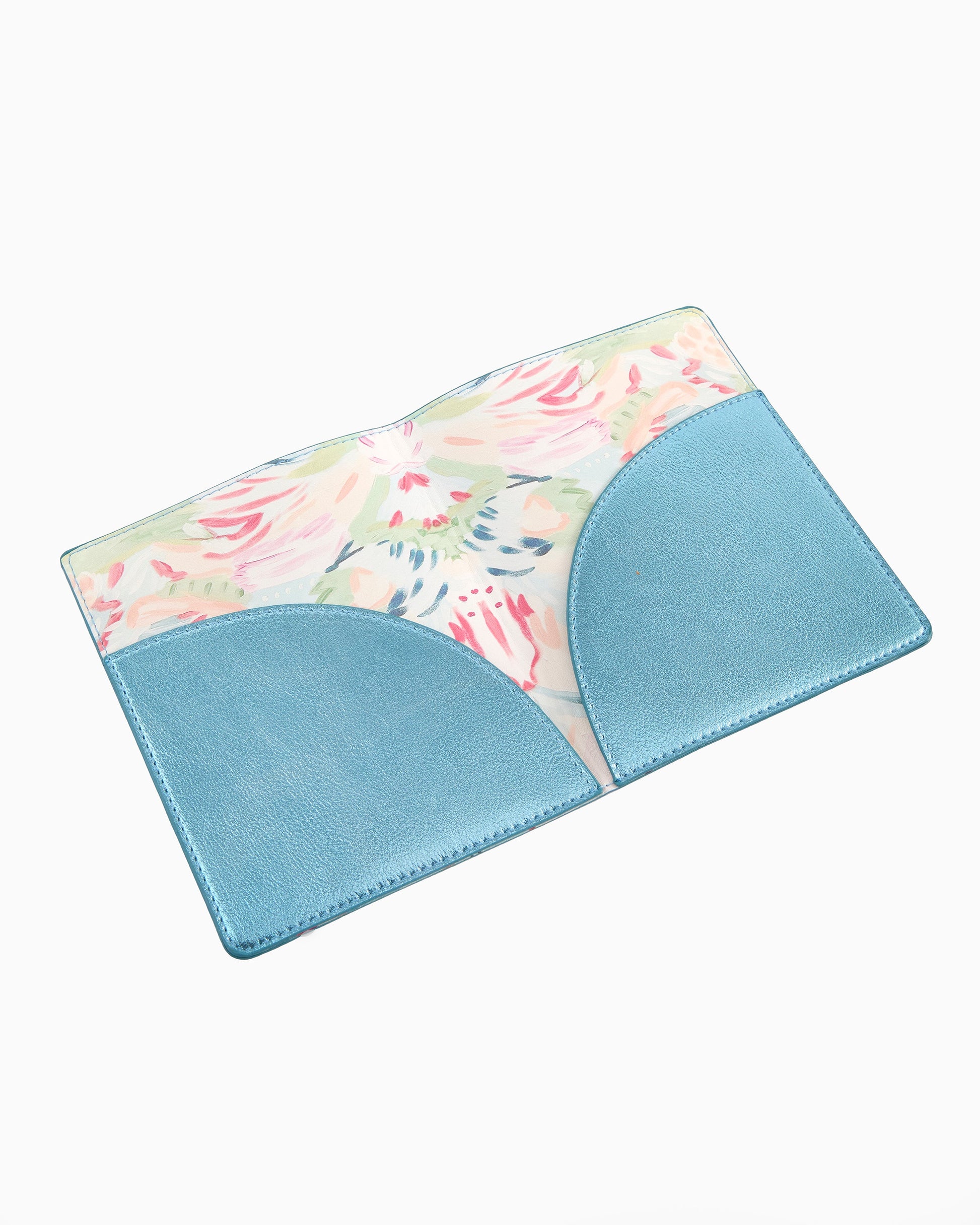 Metallic Light Blue Mahjong Card Folio - Oh My Mahjong