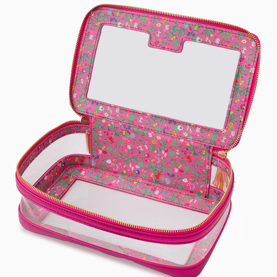 Metallic Pink Tile Storage Bag - Oh My Mahjong