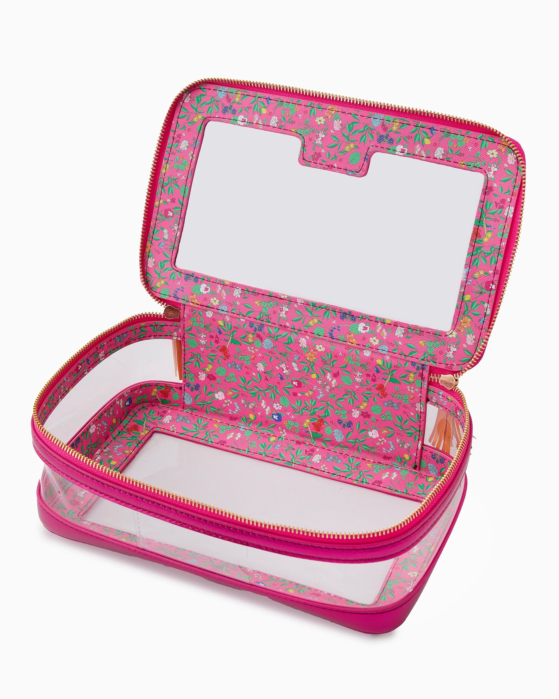 Metallic Pink Tile Storage Bag - Oh My Mahjong