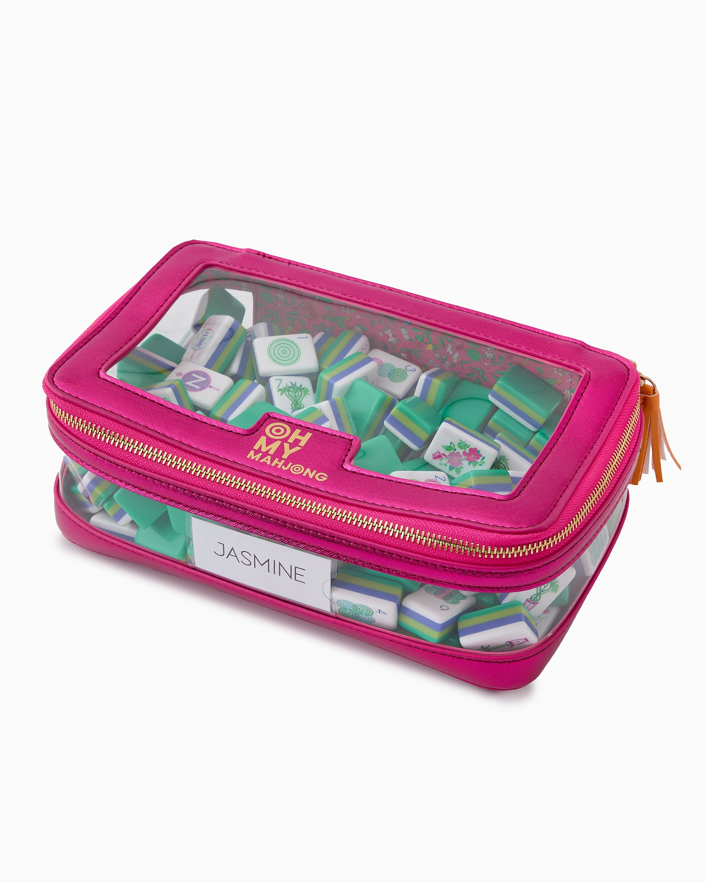 Metallic Pink Tile Storage Bag – Oh My Mahjong