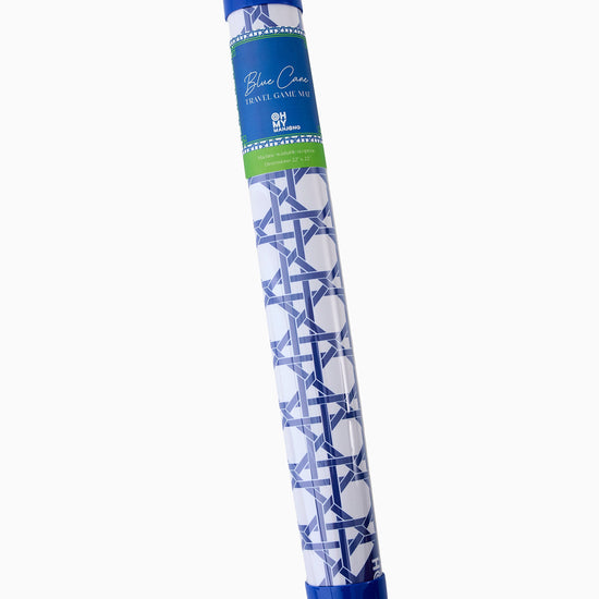 Mini Blue Cane Mat - Oh My Mahjong