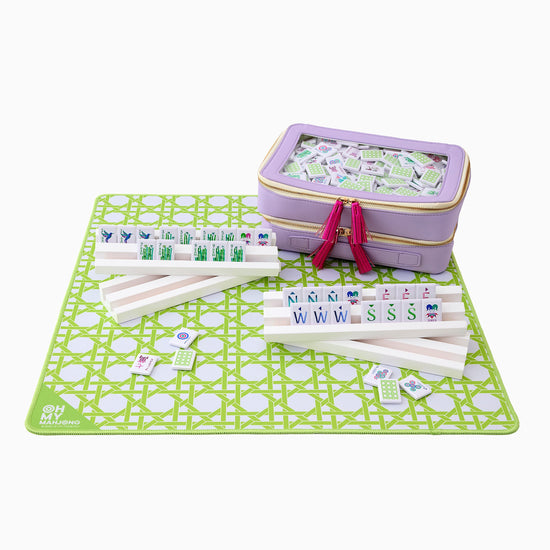 Mini Green Cane Mat - Oh My Mahjong