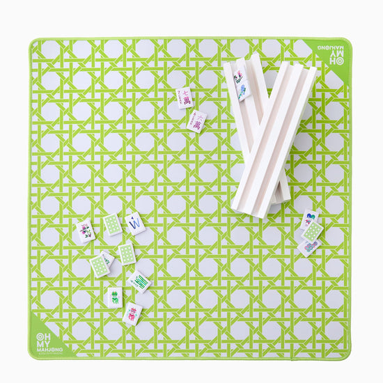 Mini Green Cane Mat - Oh My Mahjong