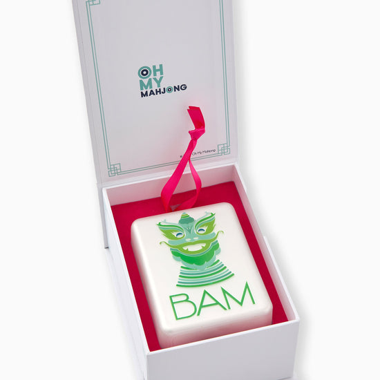 Mint Dragon Ornament - Oh My Mahjong