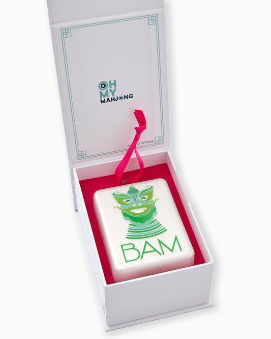 Mint Dragon Ornament - Oh My Mahjong
