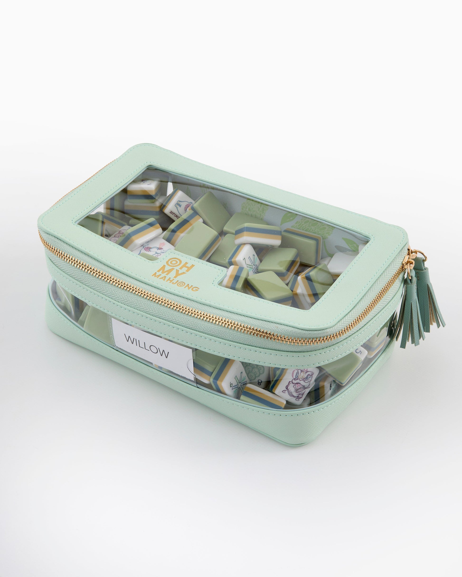 Mint Tile Storage Bag - Oh My Mahjong