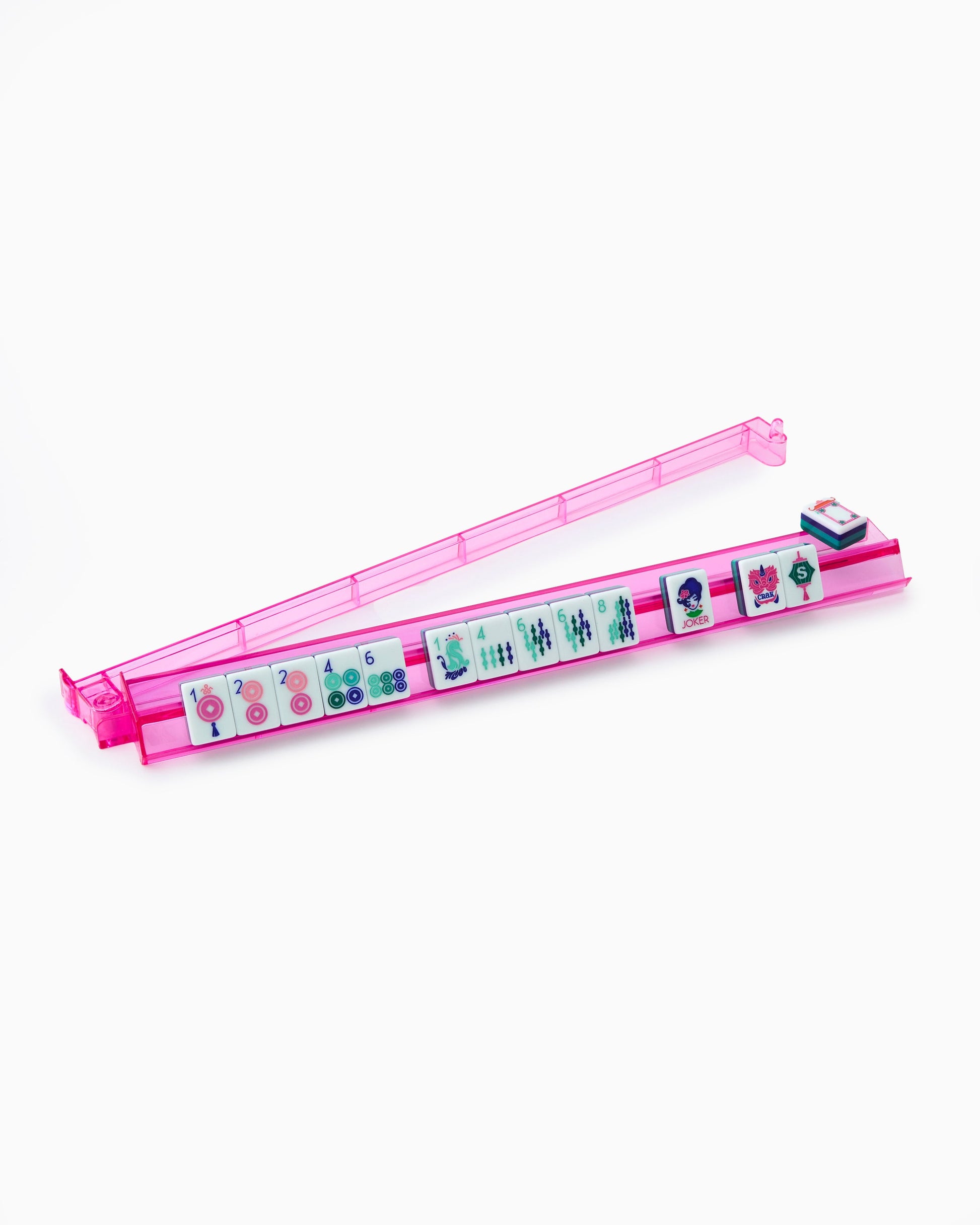 Multicolor Acrylic Rack & Pusher Set - Oh My Mahjong