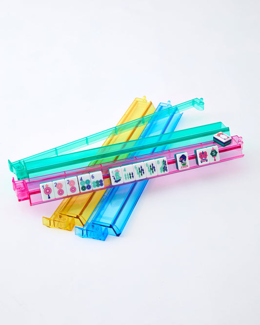 Multicolor Acrylic Rack & Pusher Set - Oh My Mahjong