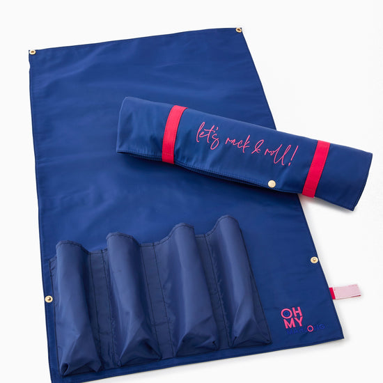 Navy Let's Rack & Roll Bag - Oh My Mahjong