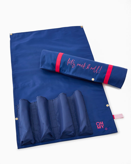 Navy Let's Rack & Roll Bag - Oh My Mahjong