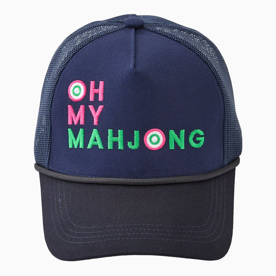Navy OMM Hat - Oh My Mahjong