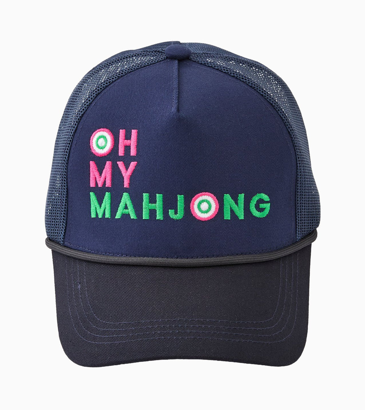 Navy OMM Hat - Oh My Mahjong
