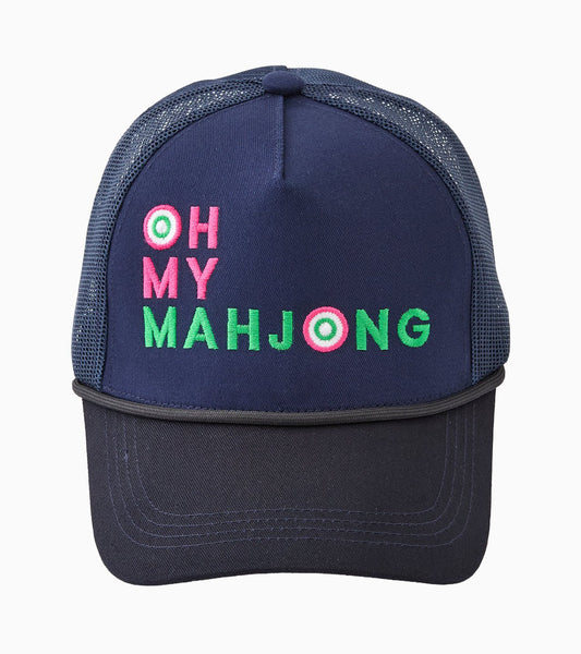 Navy OMM Hat - Oh My Mahjong