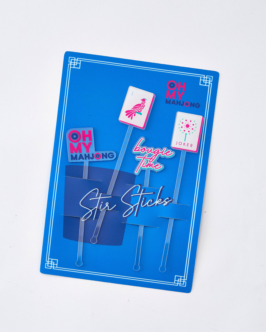 OG Acrylic Cocktail Stir Sticks - Oh My Mahjong