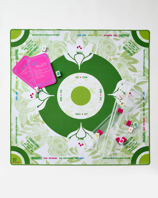 Olive Rose Mahjong Mat - Oh My Mahjong