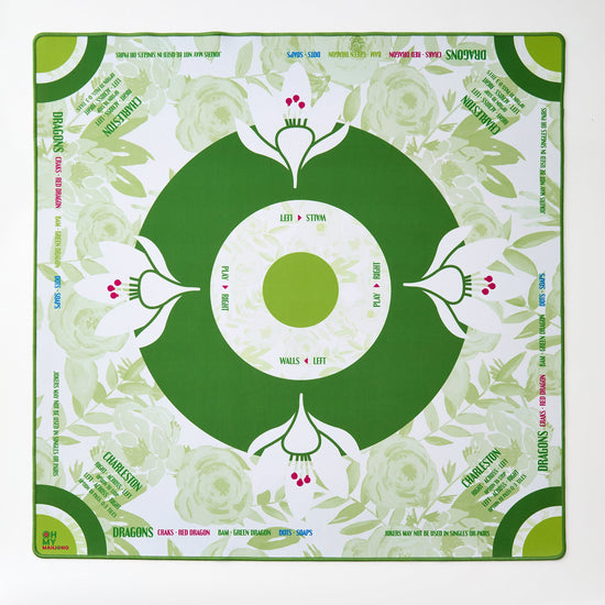 Olive Rose Mahjong Mat - Oh My Mahjong